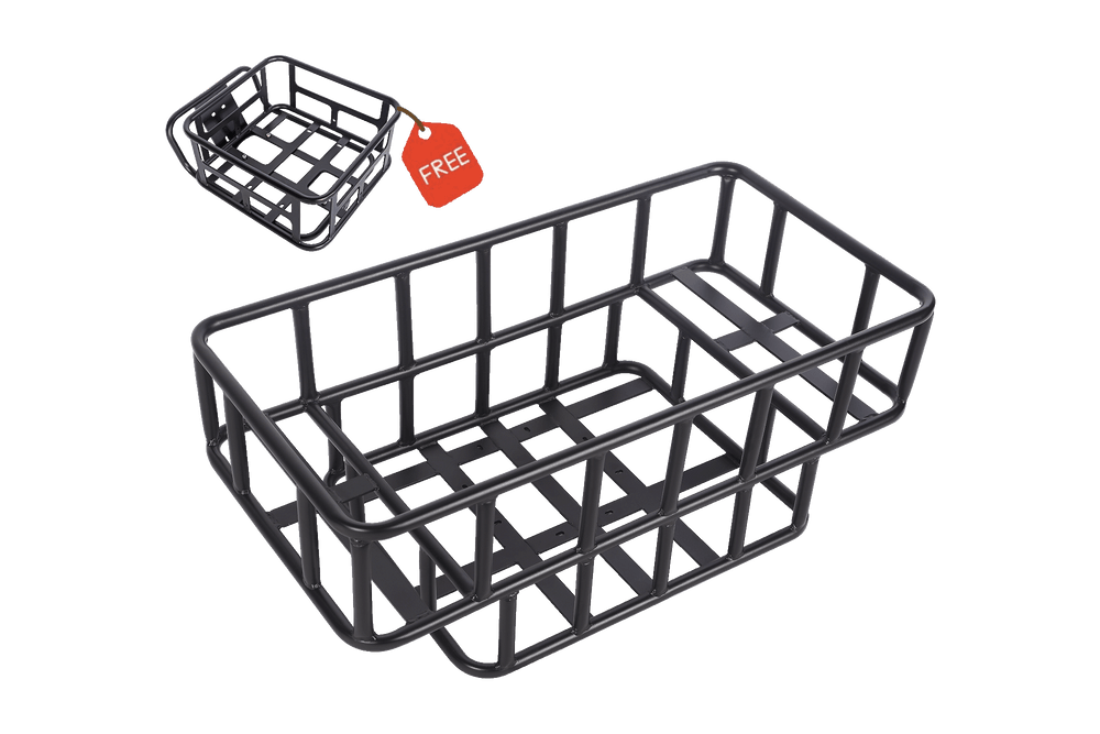 F20 Mate Enlarged Rear Basket+Free Front Rack Basket