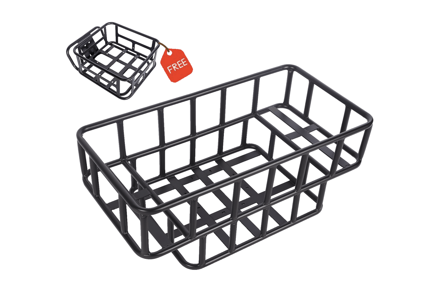 F20 Mate Enlarged Rear Basket+Free Front Rack Basket
